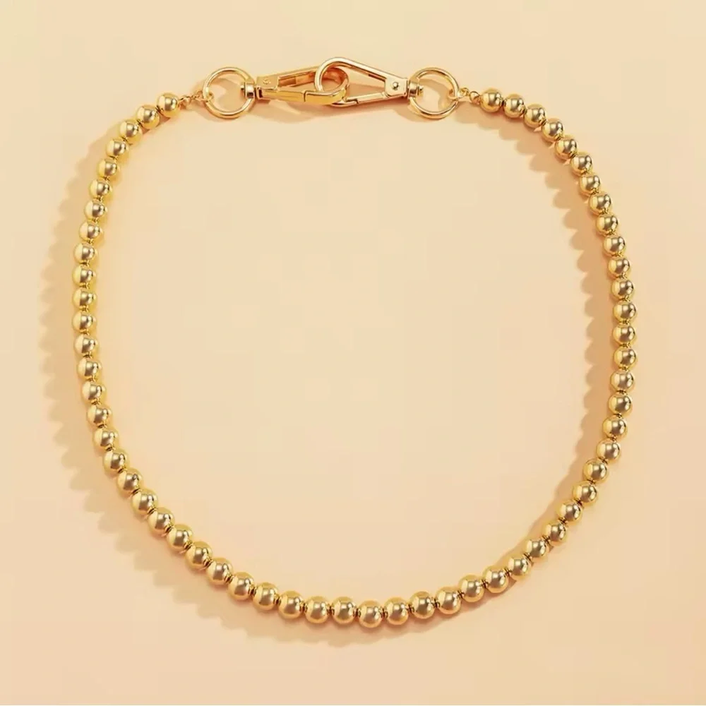 Metal Beaded Waist Chain Vintage Jeans Key Wallet Chain